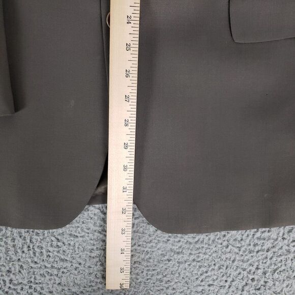 Brooks Brothers Jacket Mens 42R Gray Sport Coat 246 Wool 2 Button Suit Jacket - Picture 12 of 16